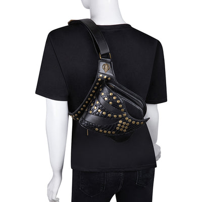 Bolsa Mensajero Locomotora Steampunk - Estilo Industrial Vintage - Image 2