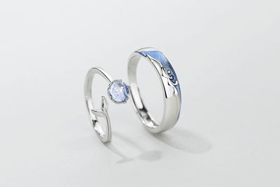 Anillos de Plata Ajustables para Parejas - Diseño Minimalista Japonés - Image 12