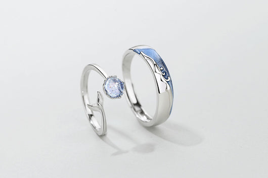 Anillos de Plata Ajustables para Parejas - Diseño Minimalista Japonés - Image 12
