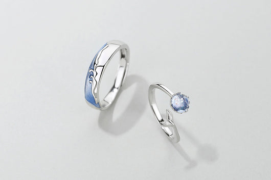 Anillos de Plata Ajustables para Parejas - Diseño Minimalista Japonés - Image 9
