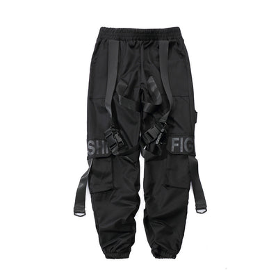 Pantalones Funcionales Overol Guochao Streamer - Tendencia Urbana Hombre - Image 6