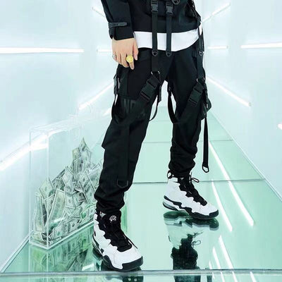 Pantalones Funcionales Overol Guochao Streamer - Tendencia Urbana Hombre - Image 8