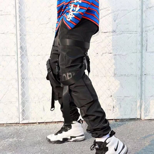 Pantalones Funcionales Overol Guochao Streamer - Tendencia Urbana Hombre - Image 10