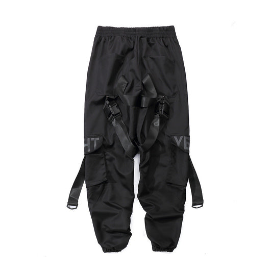 Pantalones Funcionales Overol Guochao Streamer - Tendencia Urbana Hombre - Image 2