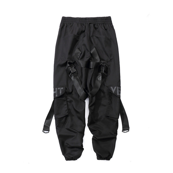 Pantalones Funcionales Overol Guochao Streamer - Tendencia Urbana Hombre