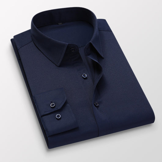 Camisa Blanca Ejecutiva Slim Fit Tallas Grandes - Perfecta para Novios y Eventos Formales - Image 12