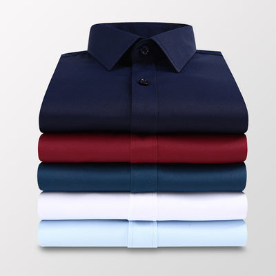 Camisa Blanca Ejecutiva Slim Fit Tallas Grandes - Perfecta para Novios y Eventos Formales - Image 18