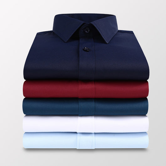 Camisa Blanca Ejecutiva Slim Fit Tallas Grandes - Perfecta para Novios y Eventos Formales - Image 18