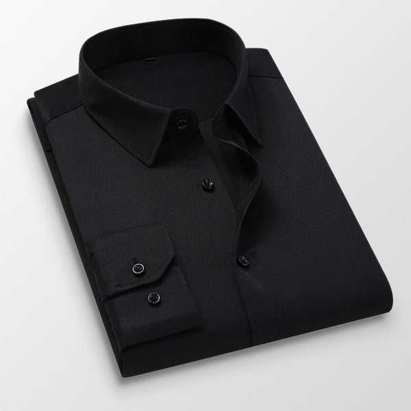 Camisa Blanca Ejecutiva Slim Fit Tallas Grandes - Perfecta para Novios y Eventos Formales
