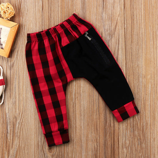 Pantalones Harem Cuadros para Niños 1-6 Años - Estilo Casual Moderno - Image 12
