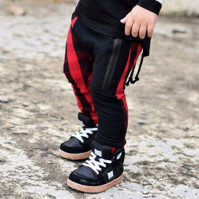 Pantalones Harem Cuadros para Niños 1-6 Años - Estilo Casual Moderno - Image 8