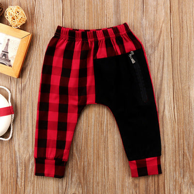 Pantalones Harem Cuadros para Niños 1-6 Años - Estilo Casual Moderno - Image 13