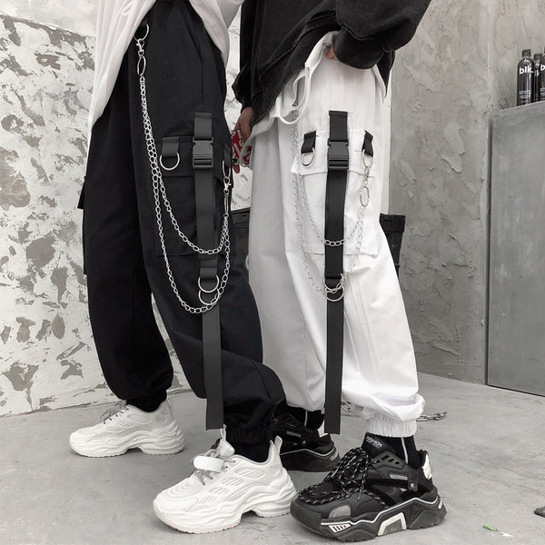 Pantalones Cargo Holgados Hip-hop Street Style