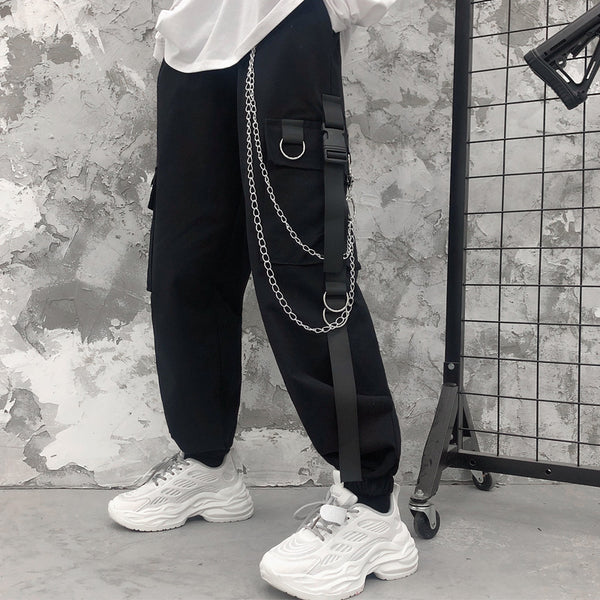 Pantalones Cargo Holgados Hip-hop Street Style - Image 5
