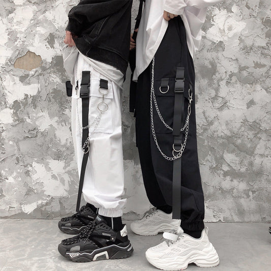 Pantalones Cargo Holgados Hip-hop Street Style - Image 2