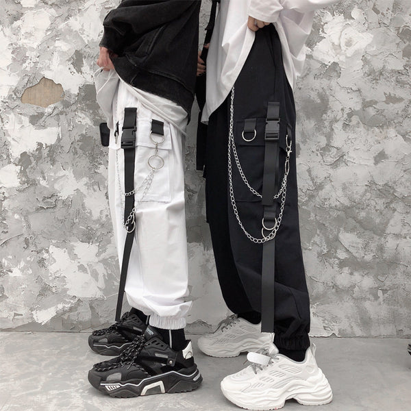 Pantalones Cargo Holgados Hip-hop Street Style