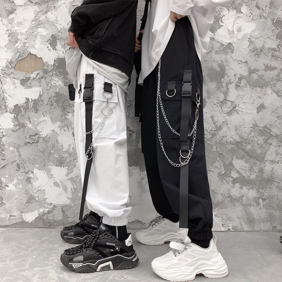 Pantalones Cargo Holgados Hip-hop Street Style
