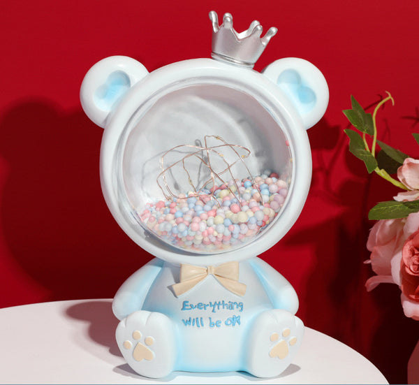 Lámpara Nocturna Infantil con Luz de Estrellas y Corazones - Regalo Perfecto