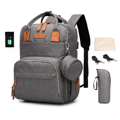 Bolsa Maternal Multifunción Gran Capacidad con Múltiples Bolsillos - Image 11