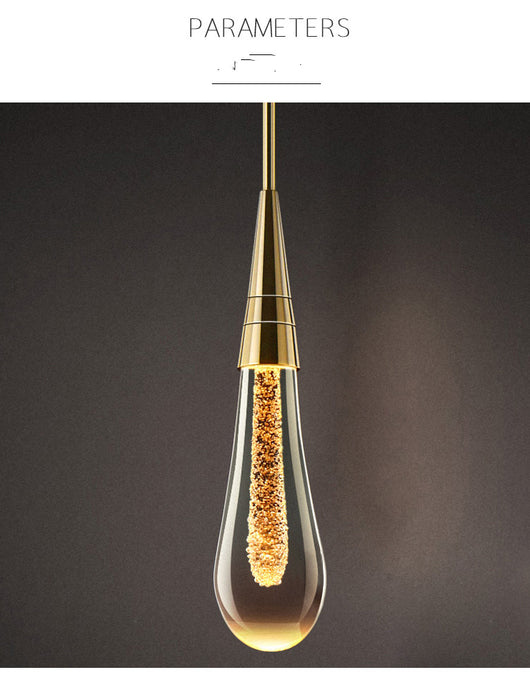 Lámparas Colgantes de Cristal LED Moderno Personalizables - Image 10
