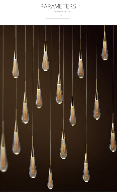 Lámparas Colgantes de Cristal LED Moderno Personalizables - Image 9