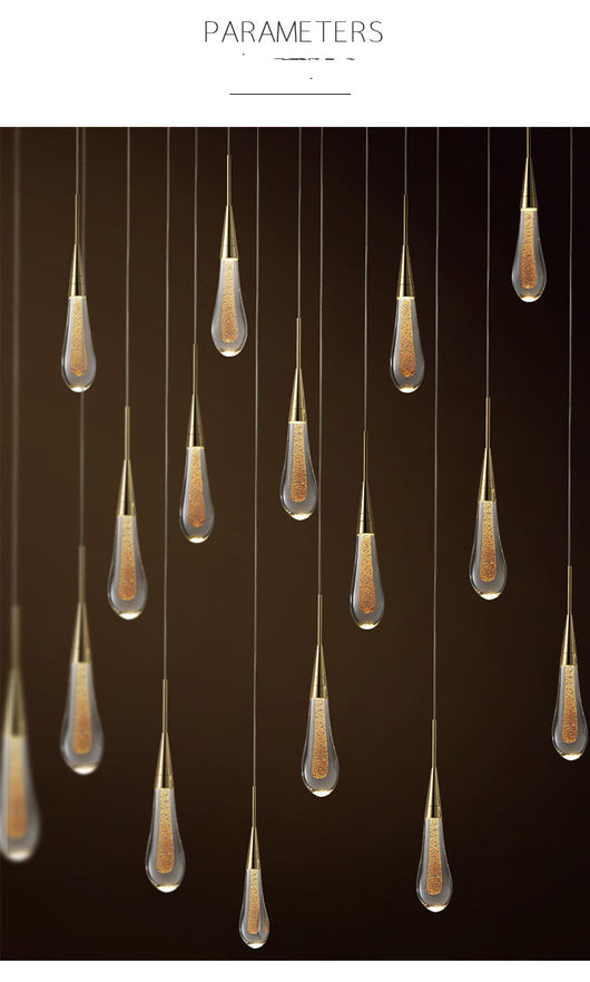 Lámparas Colgantes de Cristal LED Moderno Personalizables - Image 9