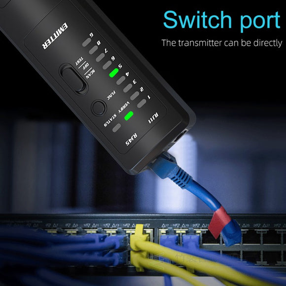 Probador Multifunción de Cables de Red y Telefonía