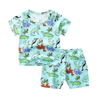 Conjunto de Algodón Ligero para Bebés - Shorts y Camiseta de Manga Corta Unisex