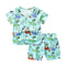 Conjunto de Algodón Ligero para Bebés - Shorts y Camiseta de Manga Corta Unisex