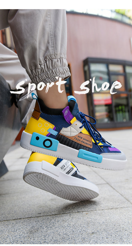 Conjunto de Zapatos Deportivos con Calcetines para Hombre - Tenis Modernos Estilo Papá - Image 10