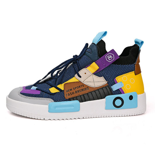 Conjunto de Zapatos Deportivos con Calcetines para Hombre - Tenis Modernos Estilo Papá - Image 7