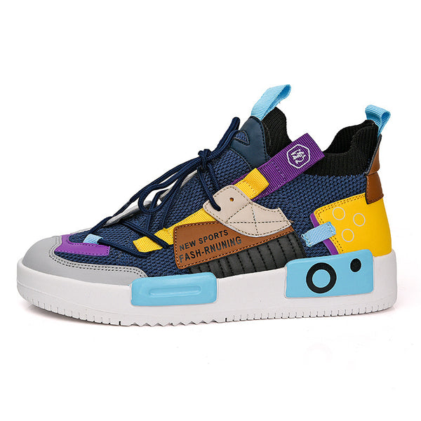 Conjunto de Zapatos Deportivos con Calcetines para Hombre - Tenis Modernos Estilo Papá