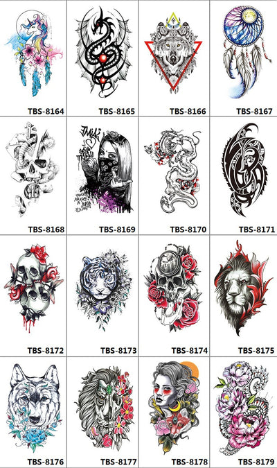 Tatuajes Temporales Rosa Negra Impermeables y Duraderos - Diseño Totem Personalizable - Image 7