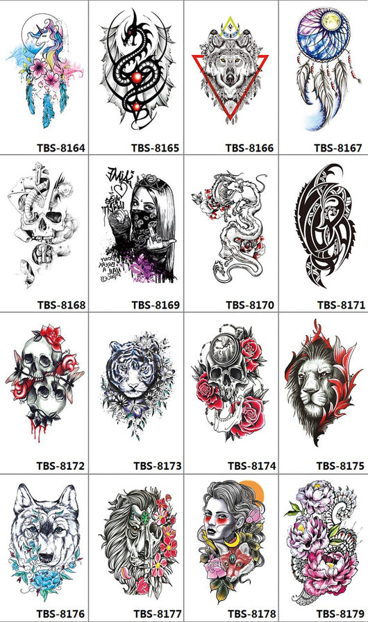 Tatuajes Temporales Rosa Negra Impermeables y Duraderos - Diseño Totem Personalizable - Image 7