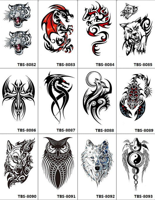 Tatuajes Temporales Rosa Negra Impermeables y Duraderos - Diseño Totem Personalizable - Image 12