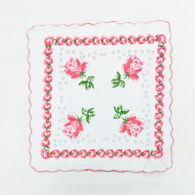Pañuelo de Algodón para Mujer con Diseño de Borde Dentado - Image 6