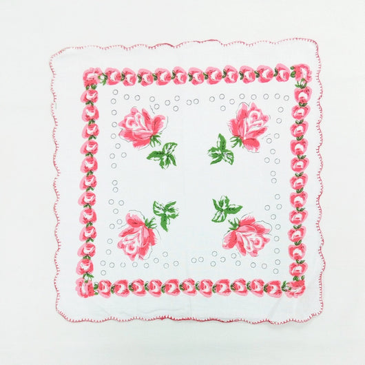 Pañuelo de Algodón para Mujer con Diseño de Borde Dentado - Image 6