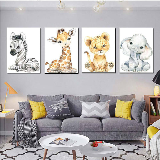 Pintura en Spray Gu - Óleo Artístico con Animales Lindos en Formato Couplet Individual - Image 6