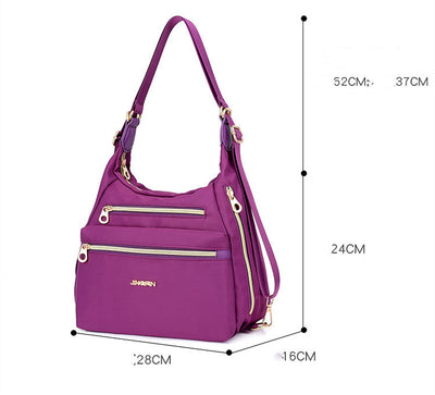Mochila Mujer Impermeable Dos Bolsillos - Bolso de Hombro Versátil - Image 10