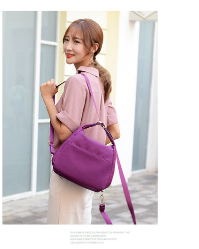 Mochila Mujer Impermeable Dos Bolsillos - Bolso de Hombro Versátil - Image 9