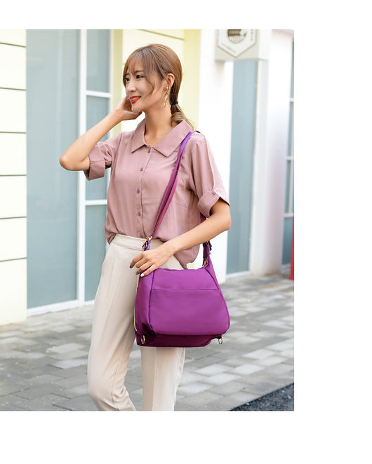 Mochila Mujer Impermeable Dos Bolsillos - Bolso de Hombro Versátil - Image 15