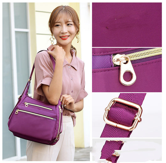 Mochila Mujer Impermeable Dos Bolsillos - Bolso de Hombro Versátil - Image 16