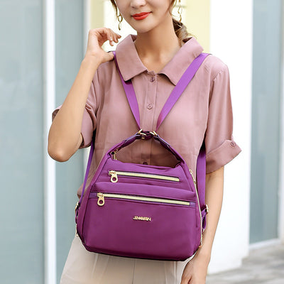 Mochila Mujer Impermeable Dos Bolsillos - Bolso de Hombro Versátil - Image 19