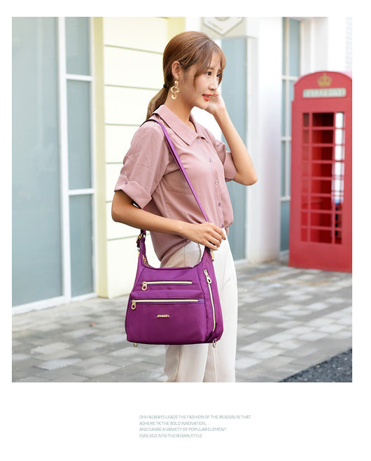 Mochila Mujer Impermeable Dos Bolsillos - Bolso de Hombro Versátil - Image 6