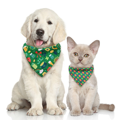 Pañuelo Triangular para Mascotas Trébol de Cuatro Hojas - Accesorios St. Patrick's Day - Image 10