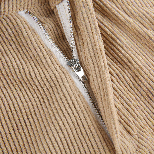 Pantalones Casuales de Pana Acampanados para Mujer - Estilo Europeo Otoñal - Image 11