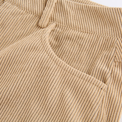 Pantalones Casuales de Pana Acampanados para Mujer - Estilo Europeo Otoñal - Image 12