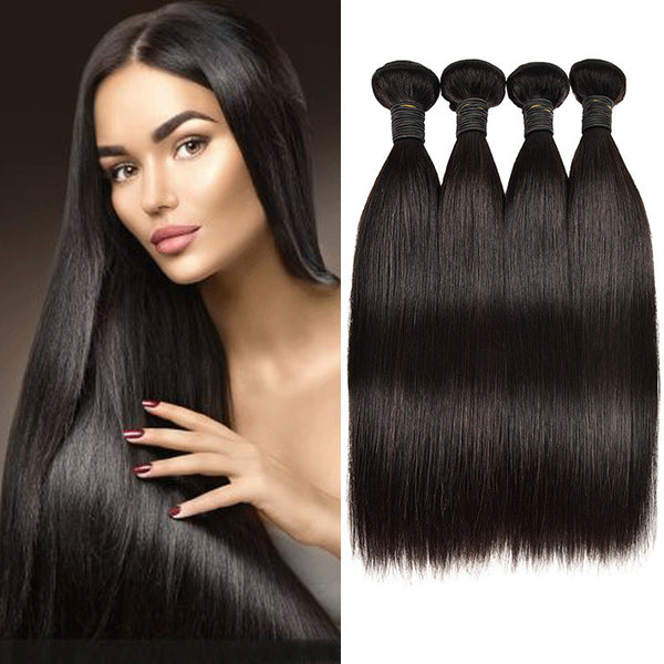 Extensiones de Cabello Real Europeo y Americano - Liso Natural
