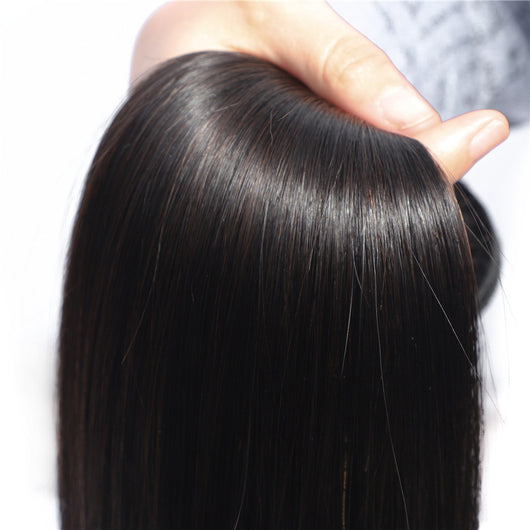 Extensiones de Cabello Real Europeo y Americano - Liso Natural - Image 3