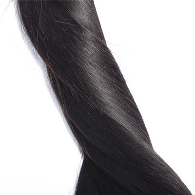 Extensiones de Cabello Real Europeo y Americano - Liso Natural - Image 5